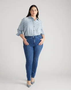 Seine High Rise Skinny Jeans 30 Inch True Blue