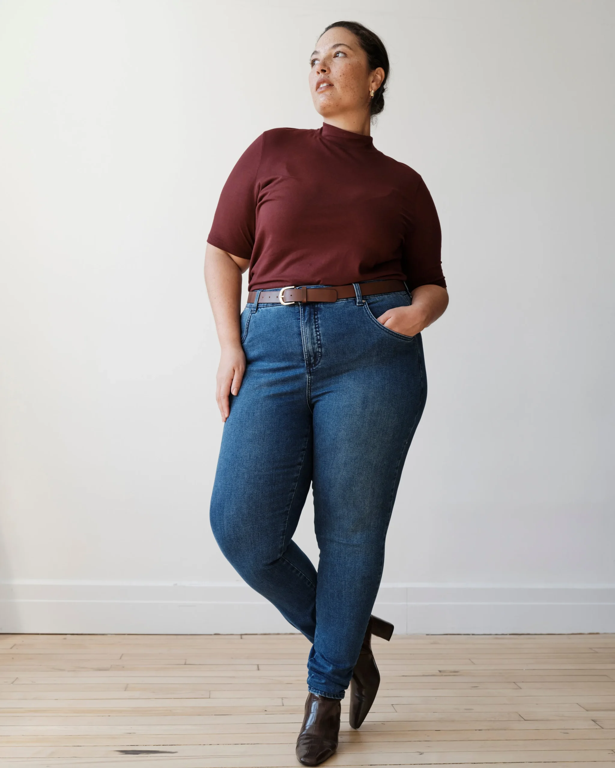 Seine High Rise Skinny Jeans 30 Inch True Blue