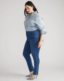 Seine High Rise Skinny Jeans 30 Inch True Blue