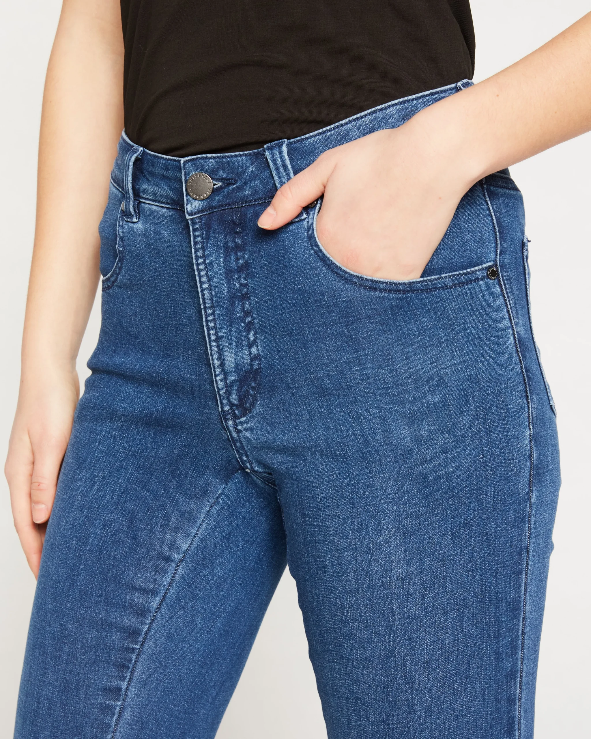 Seine High Rise Skinny Jeans 32 Inch True Blue