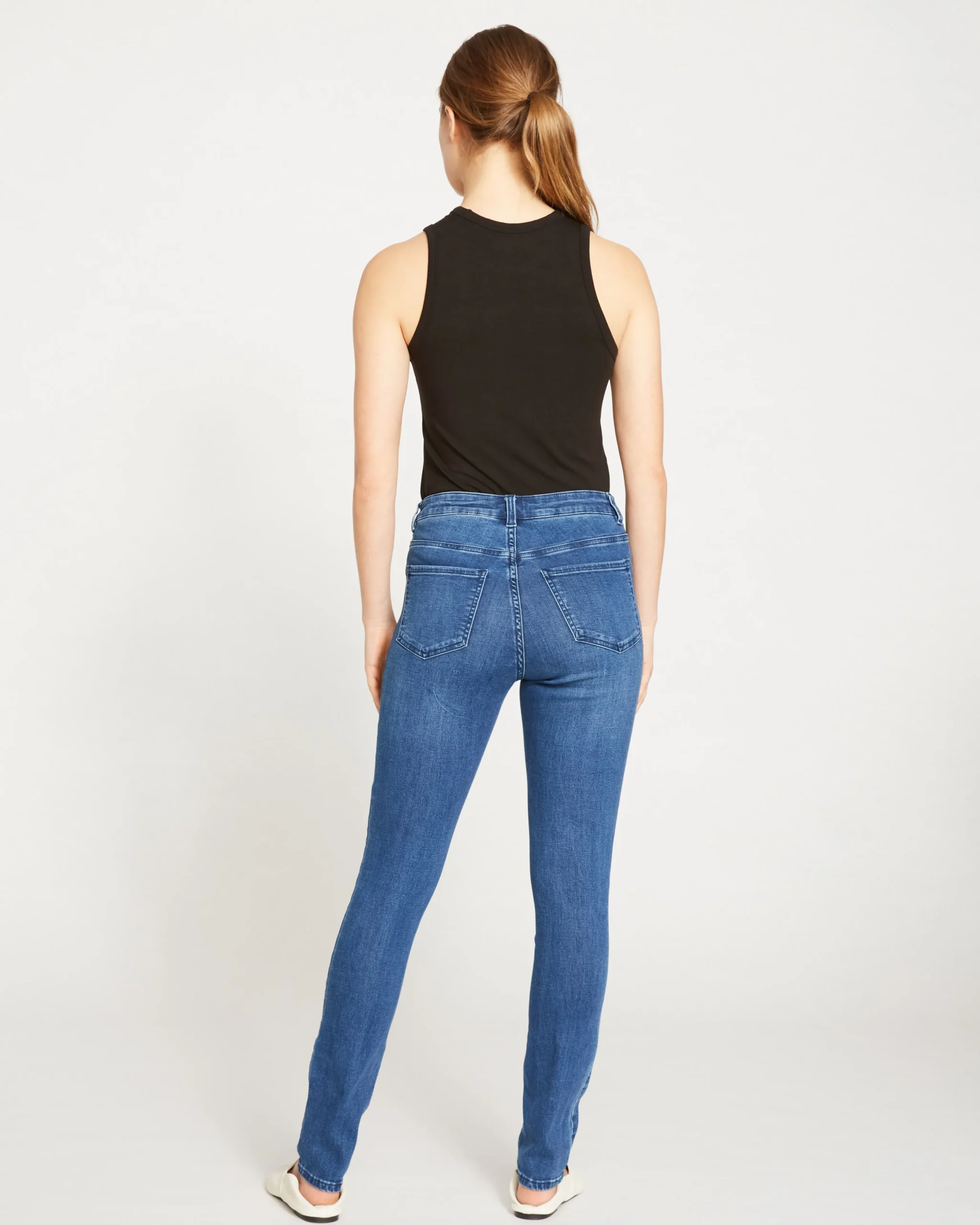 Seine High Rise Skinny Jeans 32 Inch True Blue