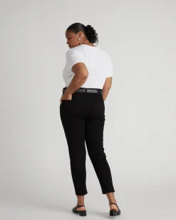 Seine High Rise Skinny Jeans 27 Inch Jet Black