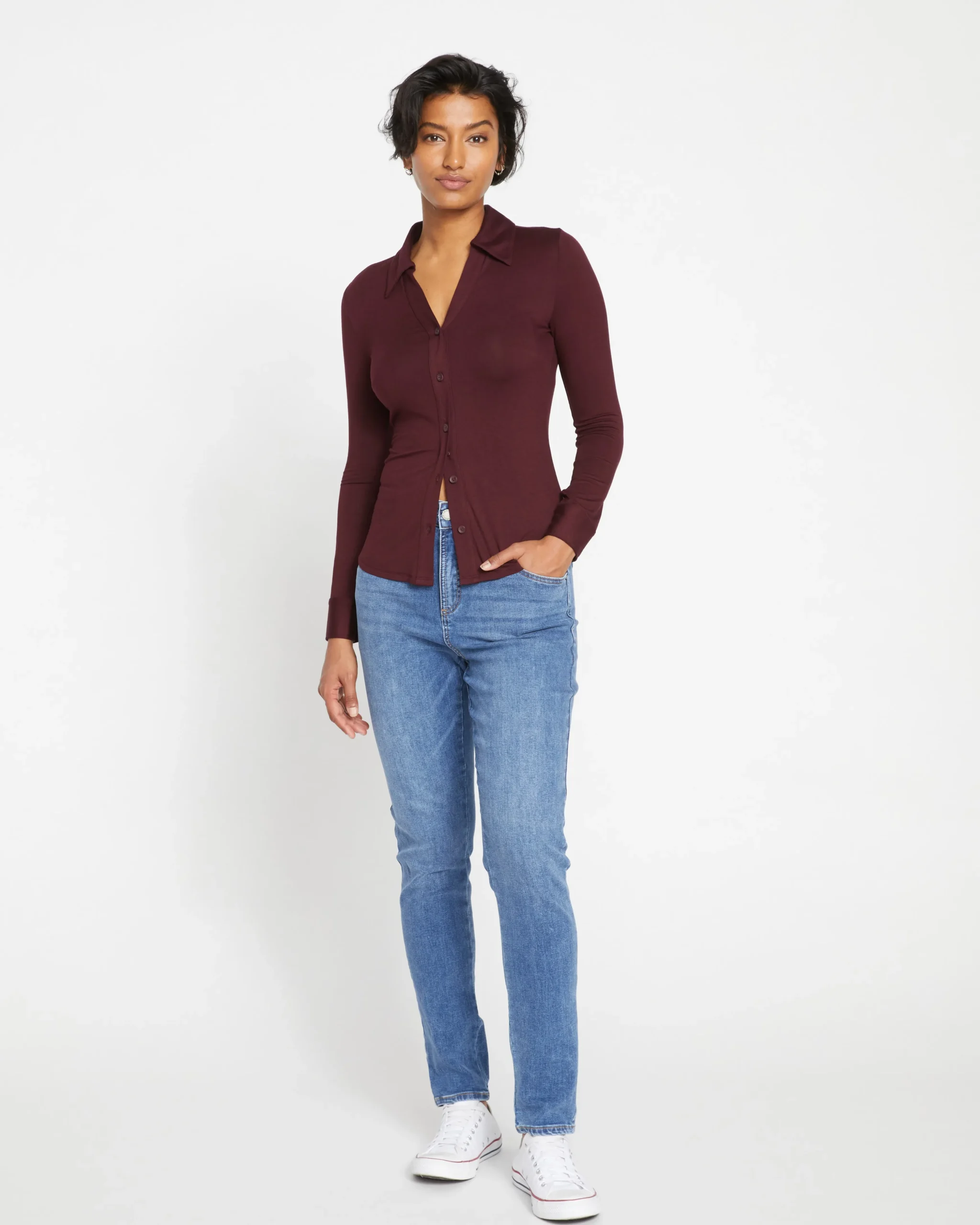 Seine High Rise Skinny Jeans 32 Inch Vintage Indigo