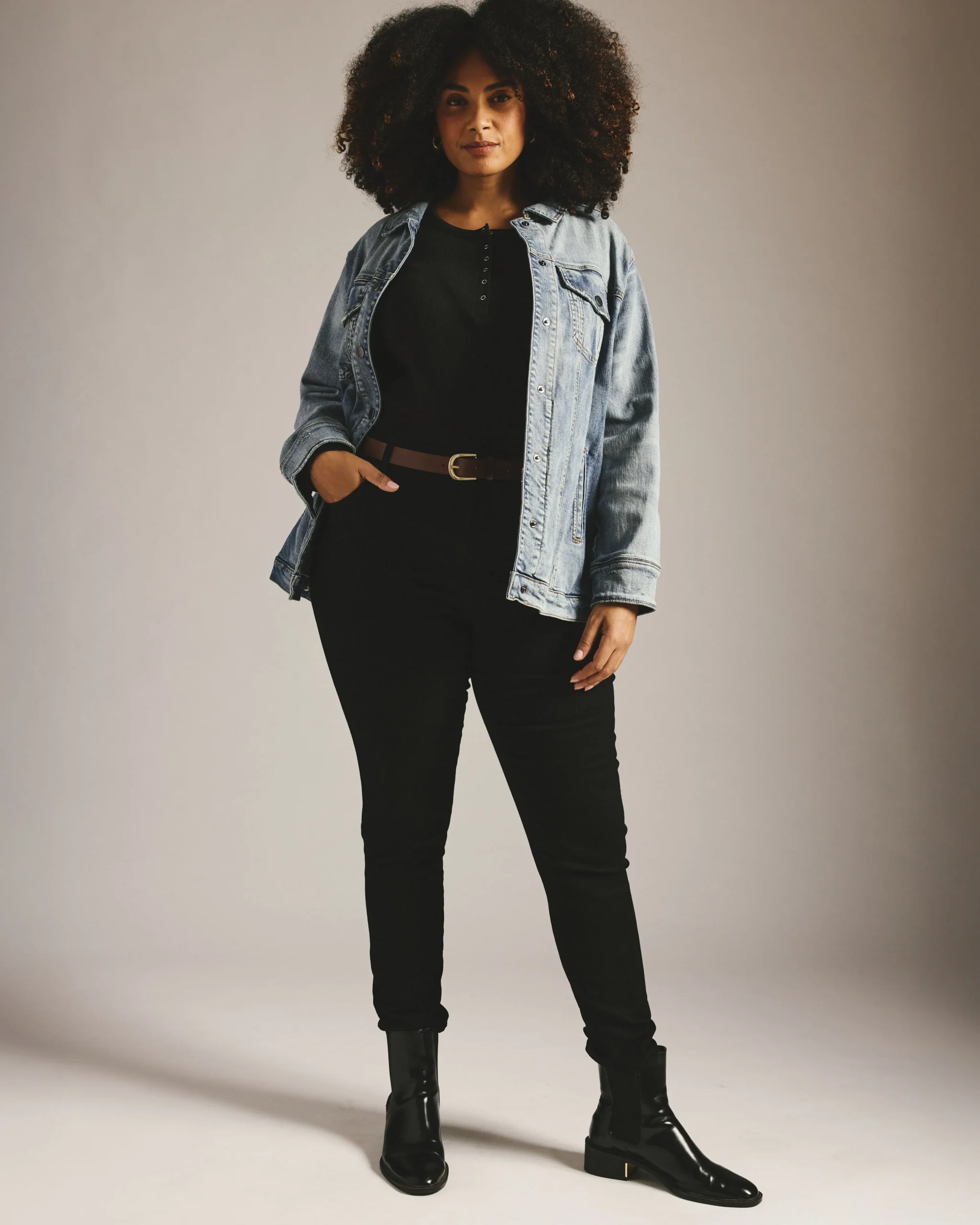 Seine High Rise Skinny Jeans 30 Inch Jet Black