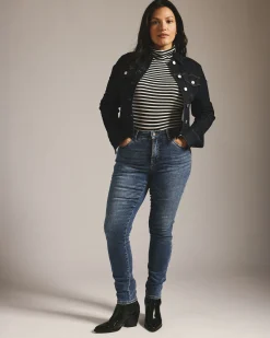 Seine High Rise Skinny Jeans 30 Inch Vintage Indigo