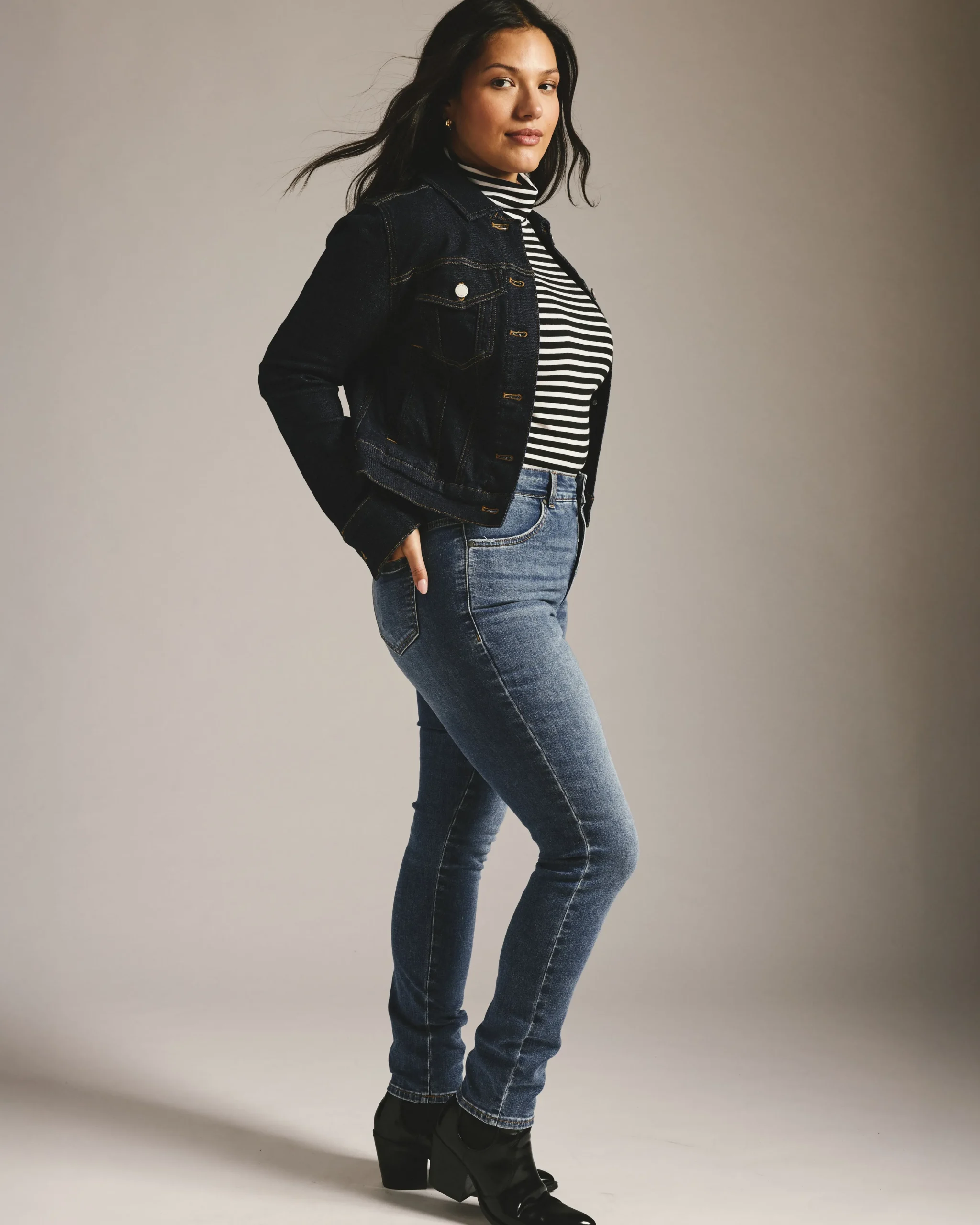 Seine High Rise Skinny Jeans 30 Inch Vintage Indigo