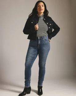 Seine High Rise Skinny Jeans 30 Inch Vintage Indigo