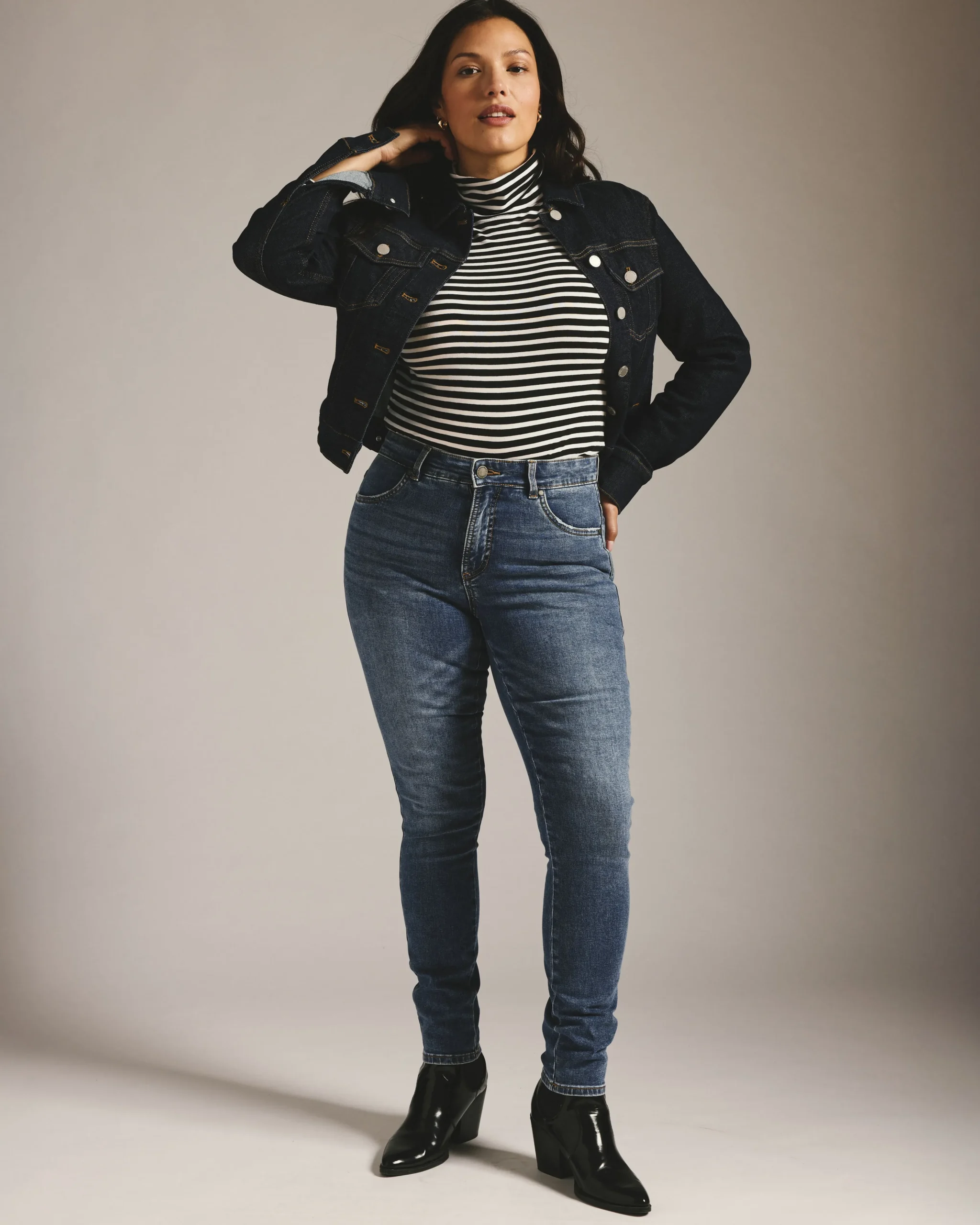 Seine High Rise Skinny Jeans 30 Inch Vintage Indigo
