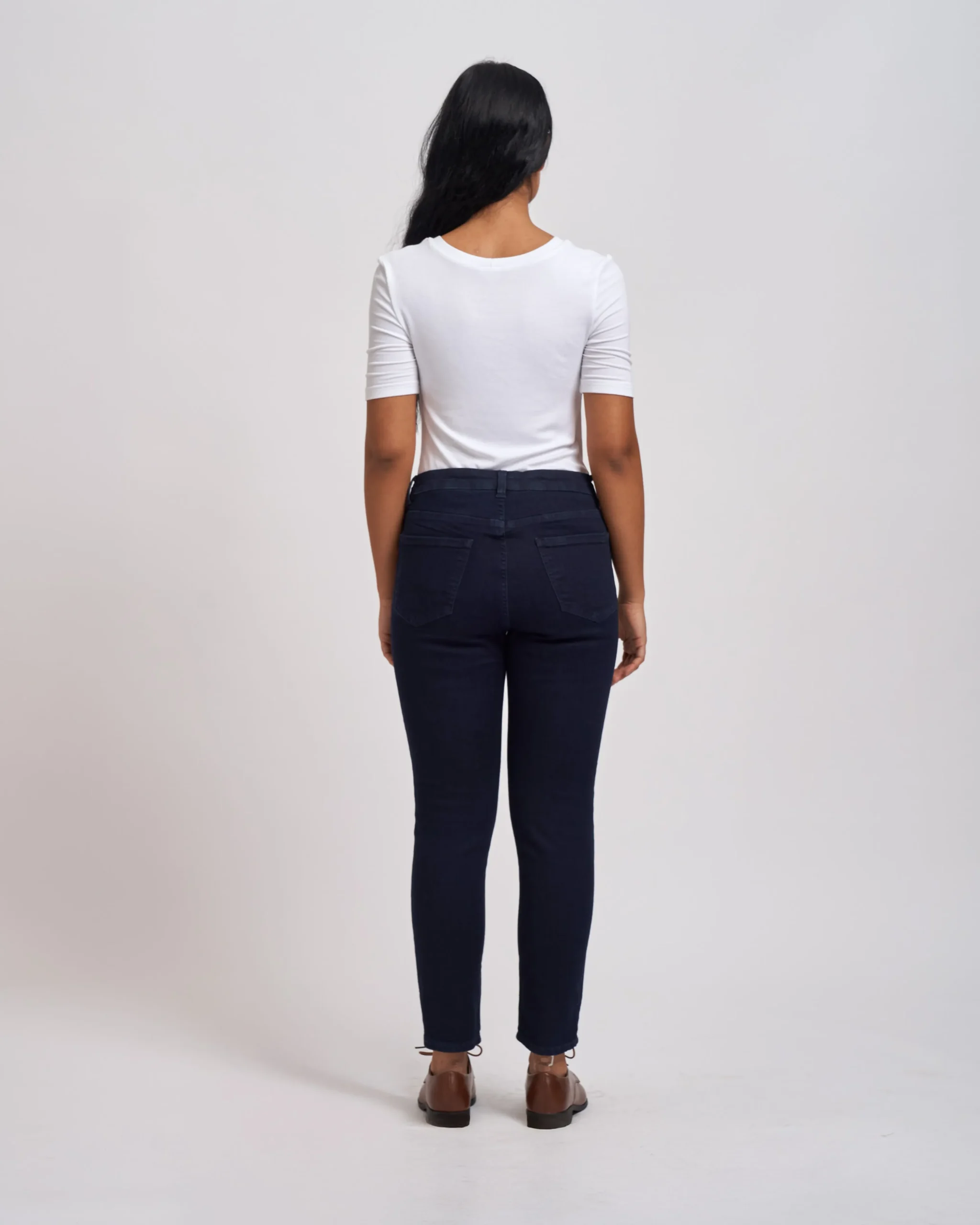 Seine Mid Rise Skinny Jeans 27 Inch Dark Indigo