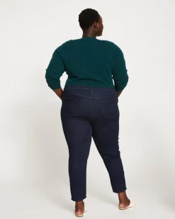 Seine Mid Rise Skinny Jeans 27 Inch Dark Indigo