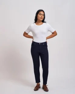 Seine Mid Rise Skinny Jeans 27 Inch Dark Indigo
