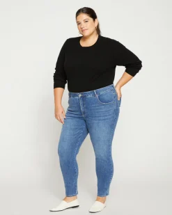 Seine Mid Rise Skinny Jeans 27 Inch Vintage Indigo