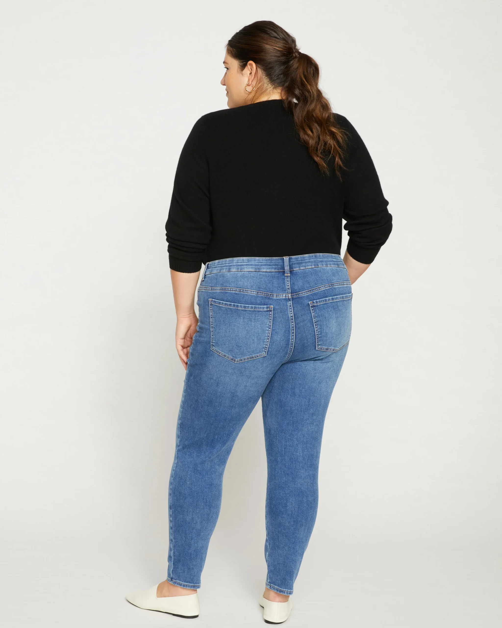Seine Mid Rise Skinny Jeans 27 Inch Vintage Indigo