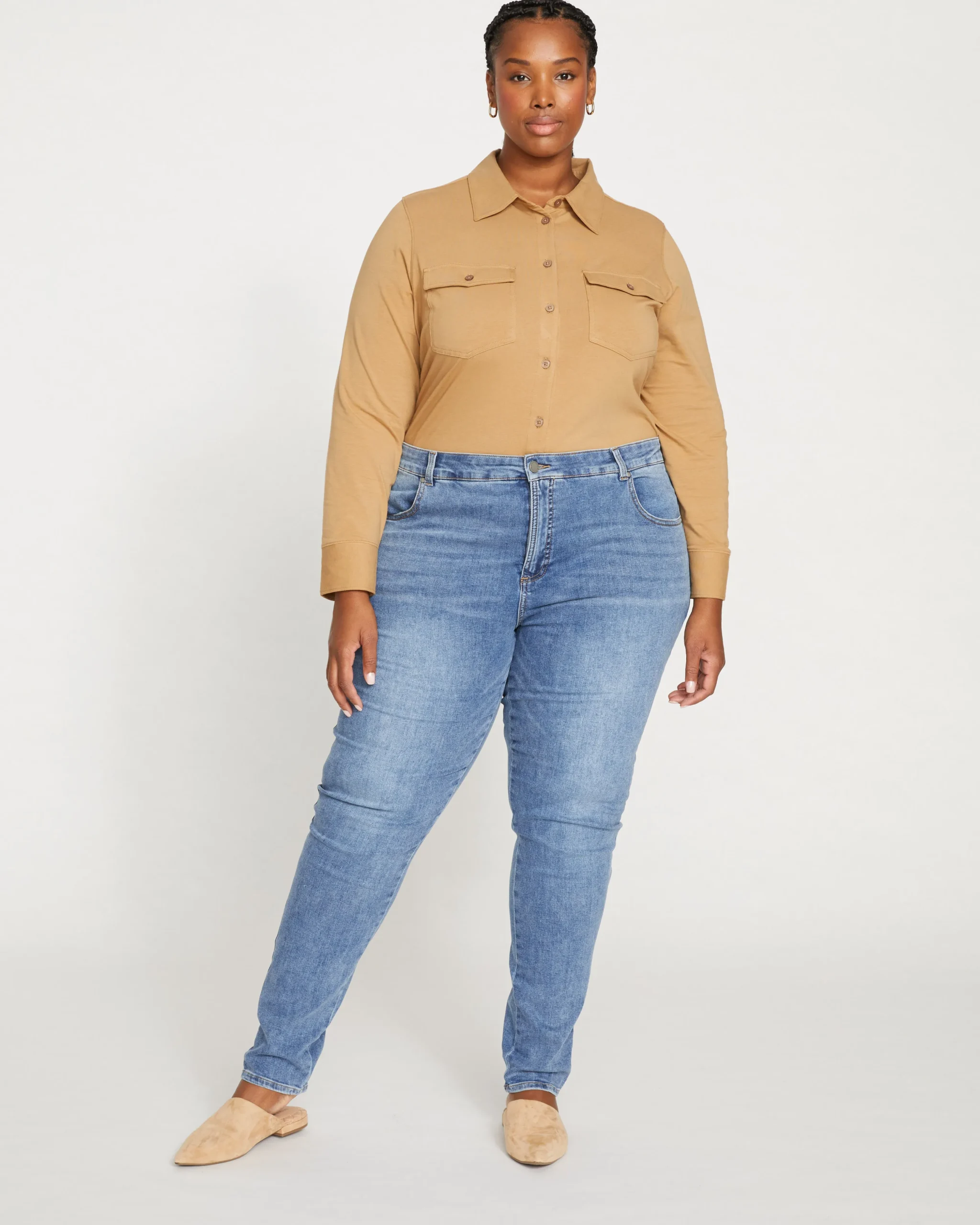 Seine Mid Rise Skinny Jeans 32 Inch Vintage Indigo