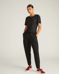 Selma French Terry Jogger Black