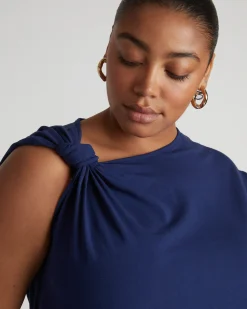 Shoulder Knot Dress Cenote