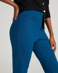 Smart Signature Ponte Pants Long Deep Teal
