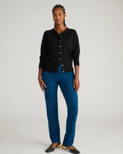 Smart Signature Ponte Pants Long Deep Teal