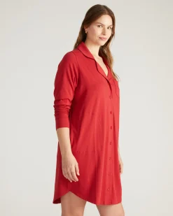Softie Silky Jersey Sleepshirt Raspberry