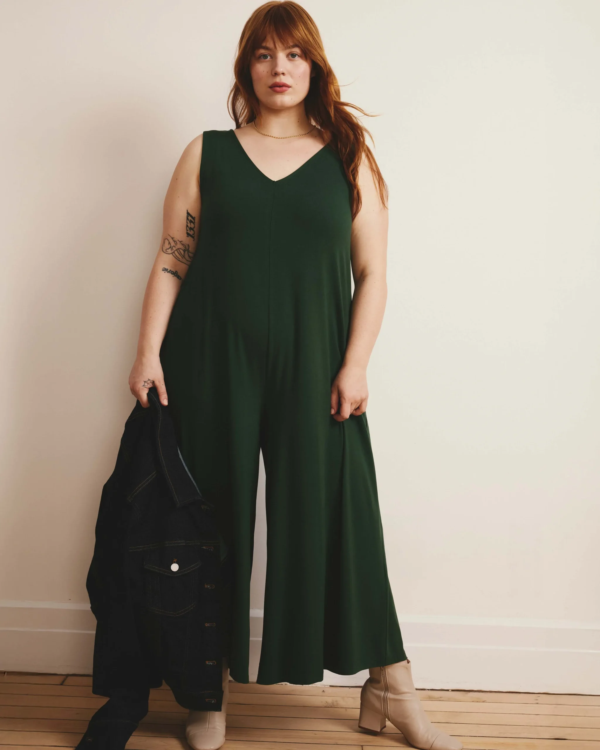 Sunny Divine Jersey Jumpsuit Conifer