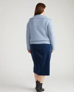 Suzi Corduroy Skirt Pageant Blue