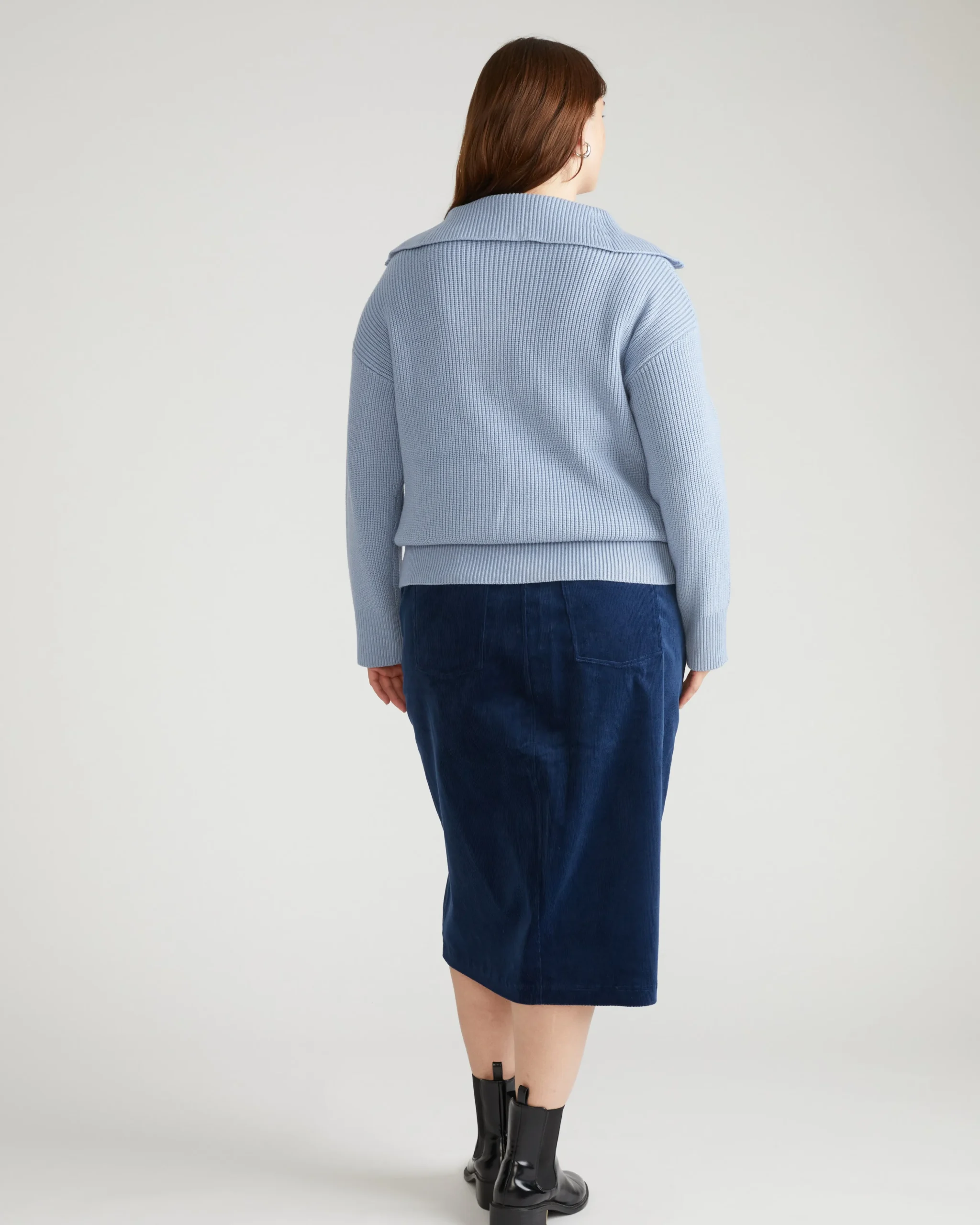 Suzi Corduroy Skirt Pageant Blue