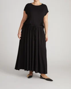 Tessa Liquid Jersey Skirt Black