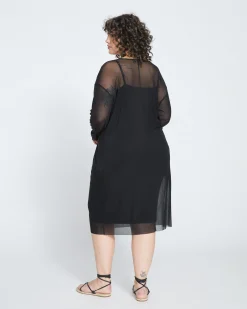 Thames Fog Dress Black