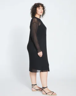 Thames Fog Dress Black