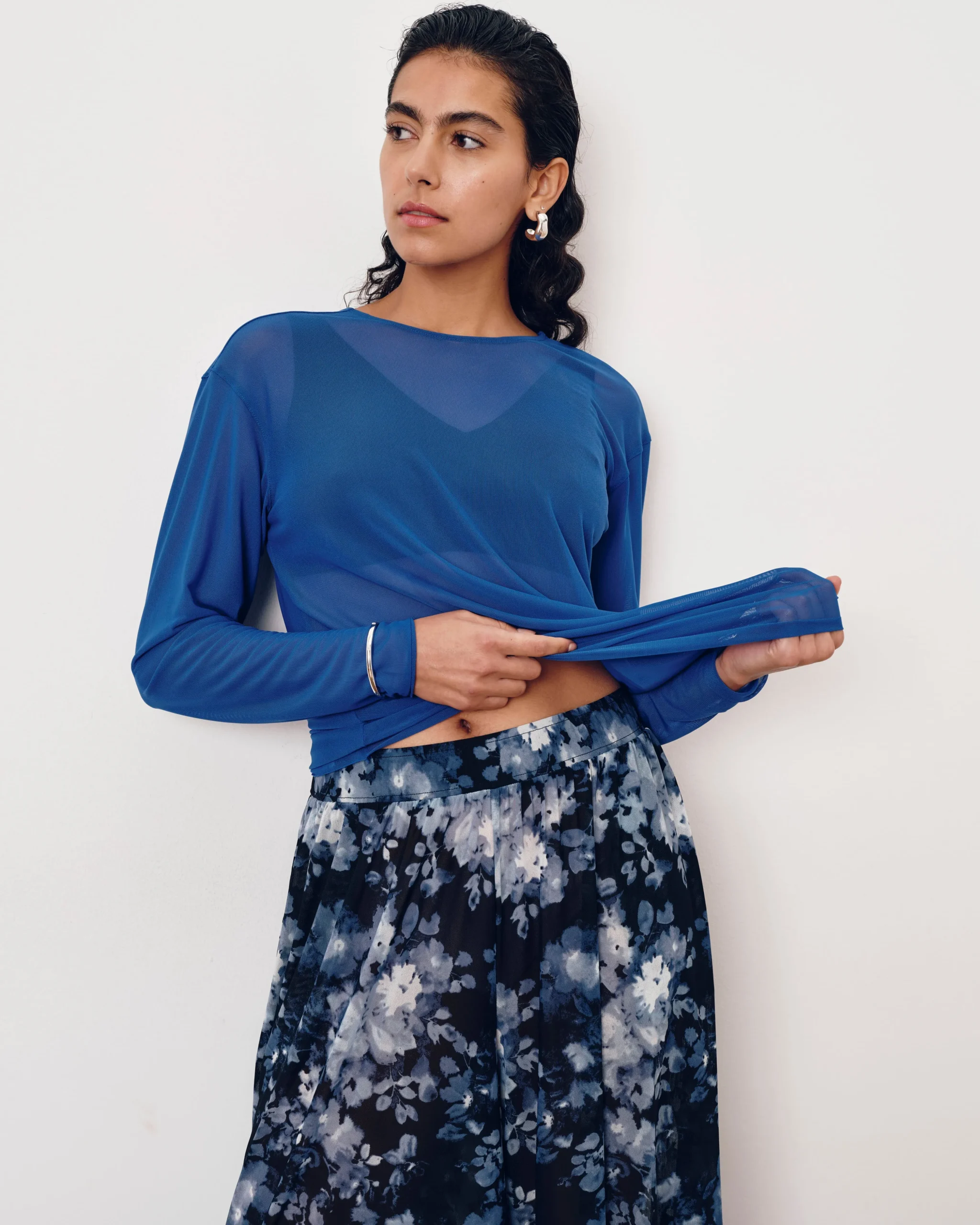 Thames Fog Top Ultramarine