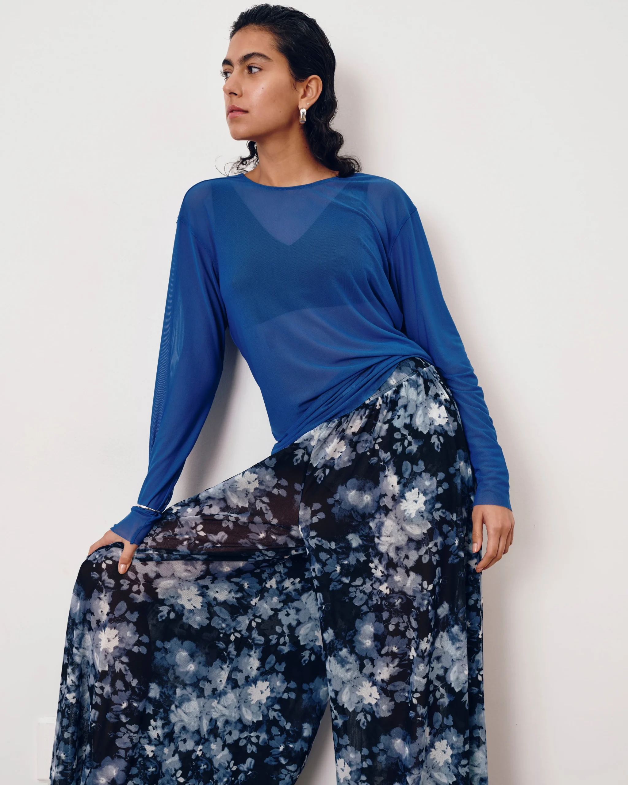 Thames Fog Top Ultramarine