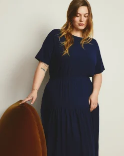 Thea Divine Jersey Midi Dress Cenote