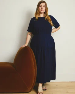 Thea Divine Jersey Midi Dress Cenote