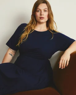 Thea Divine Jersey Midi Dress Cenote