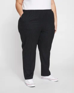 The Pinstripe Pant Graphite