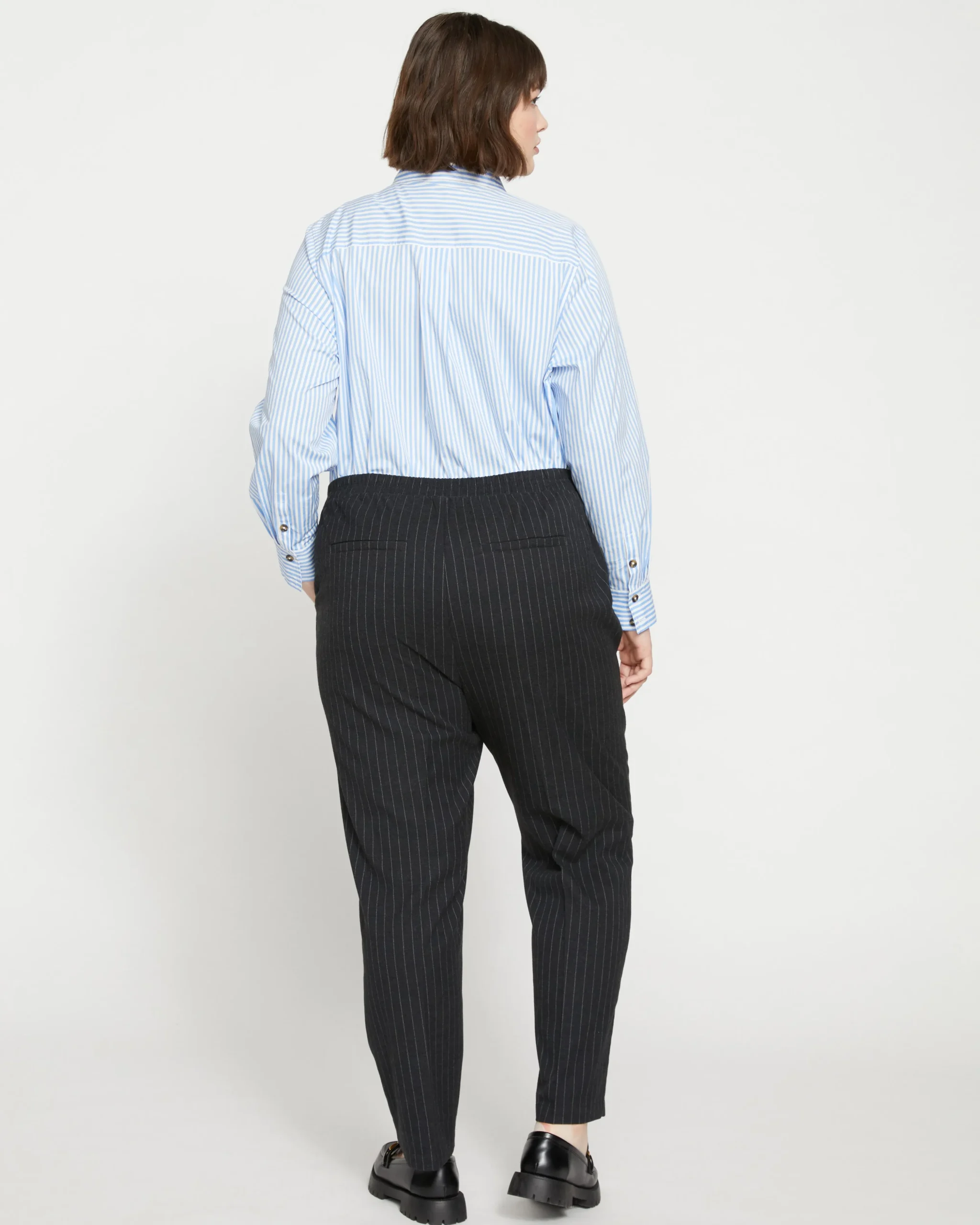 The Pinstripe Pant Graphite
