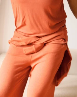 TravelKnit Relaxed Pants Warm Russet