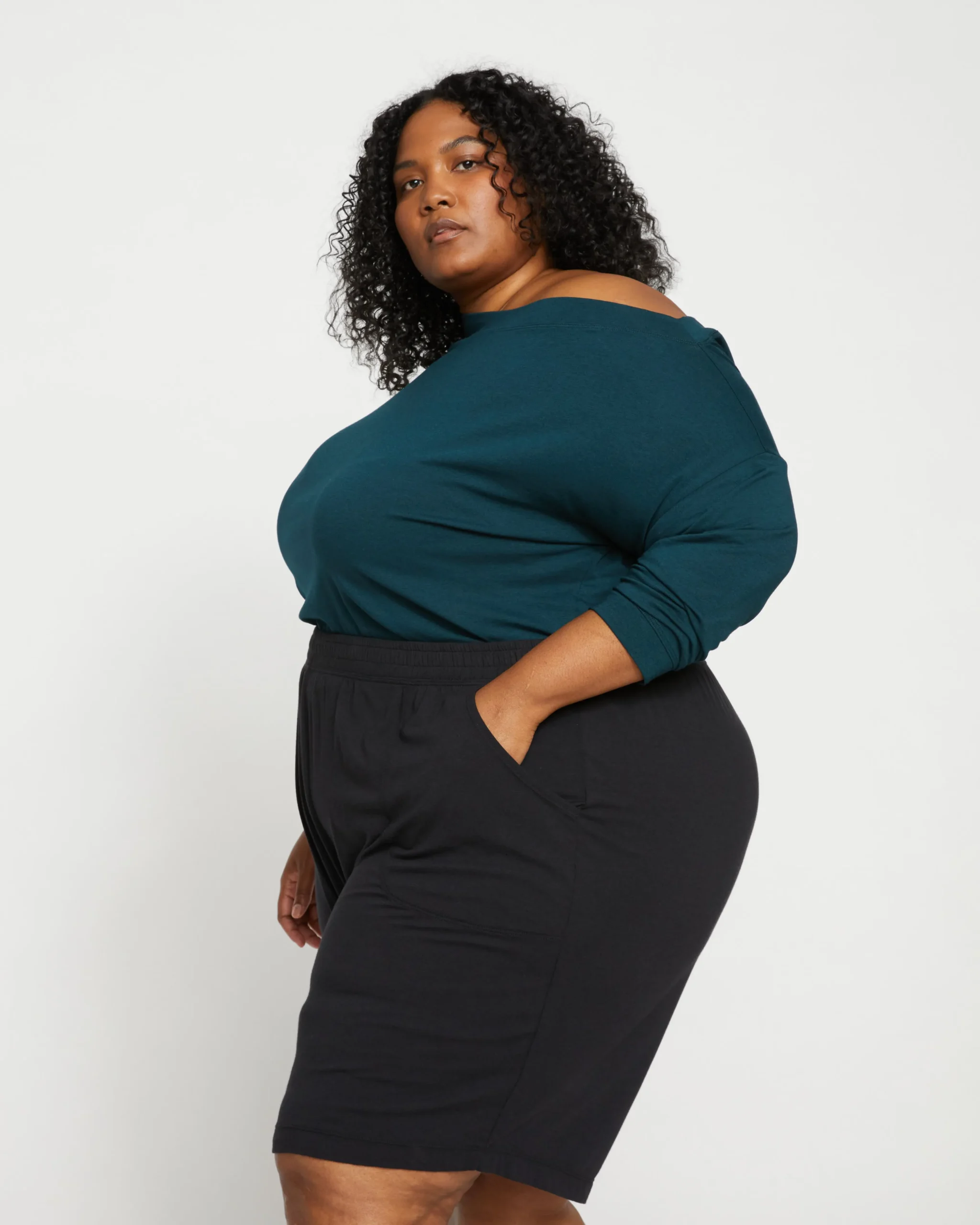 UltimateS Lorelai Lounge Shorts Black