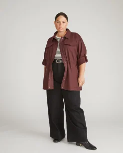 Vineyard Linen Blend Jacket Brulee