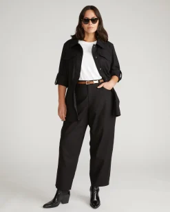 Vineyard Linen Blend Jacket Black