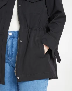 Vineyard Stretch Cotton Twill Jacket Black