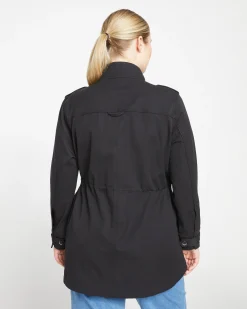 Vineyard Stretch Cotton Twill Jacket Black